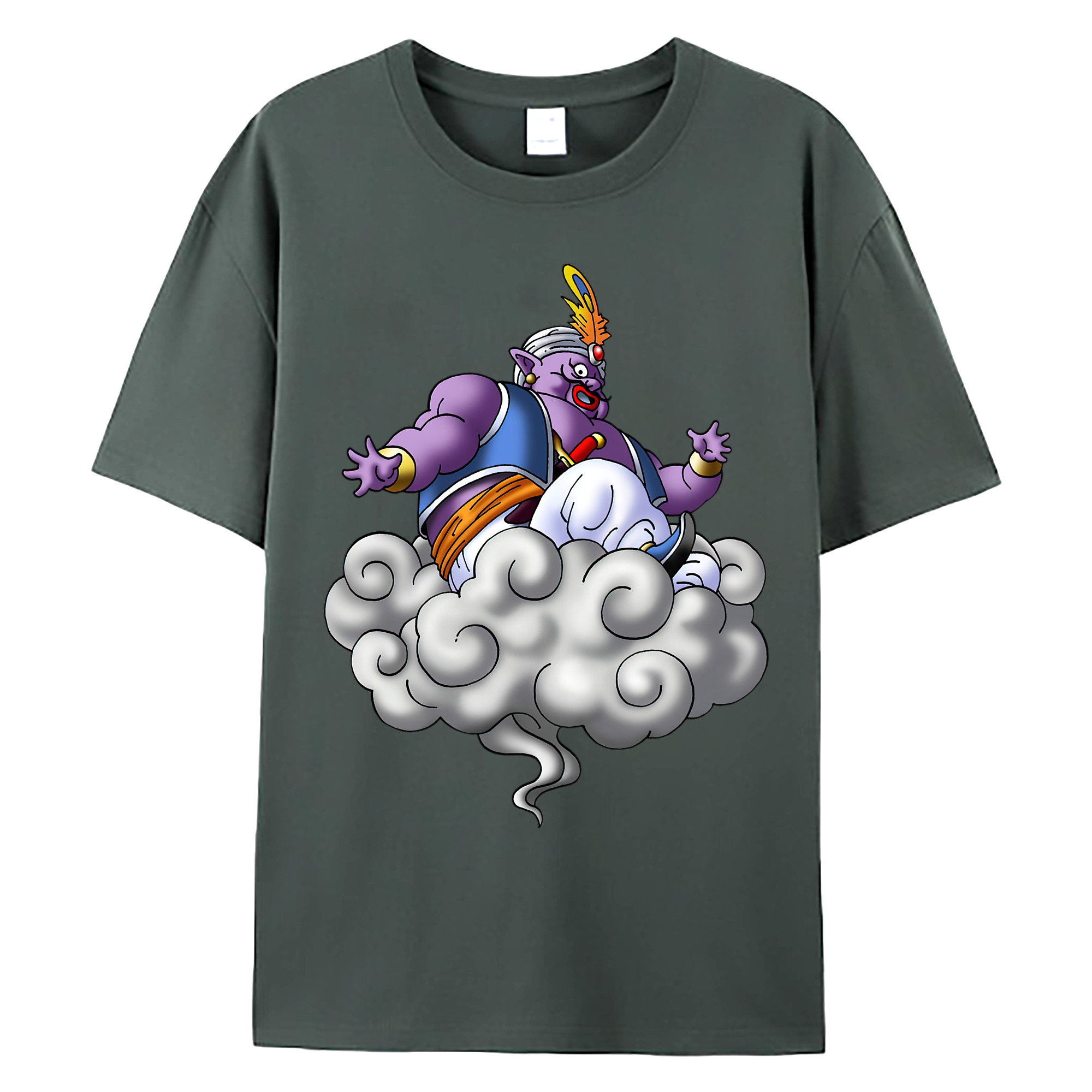 （画像用） ドラゴンクエスト Doragon Kuesuto Dragon Quest 綿100％ メンズ半袖Tシャツ｜肌触りやわらか＆通気性